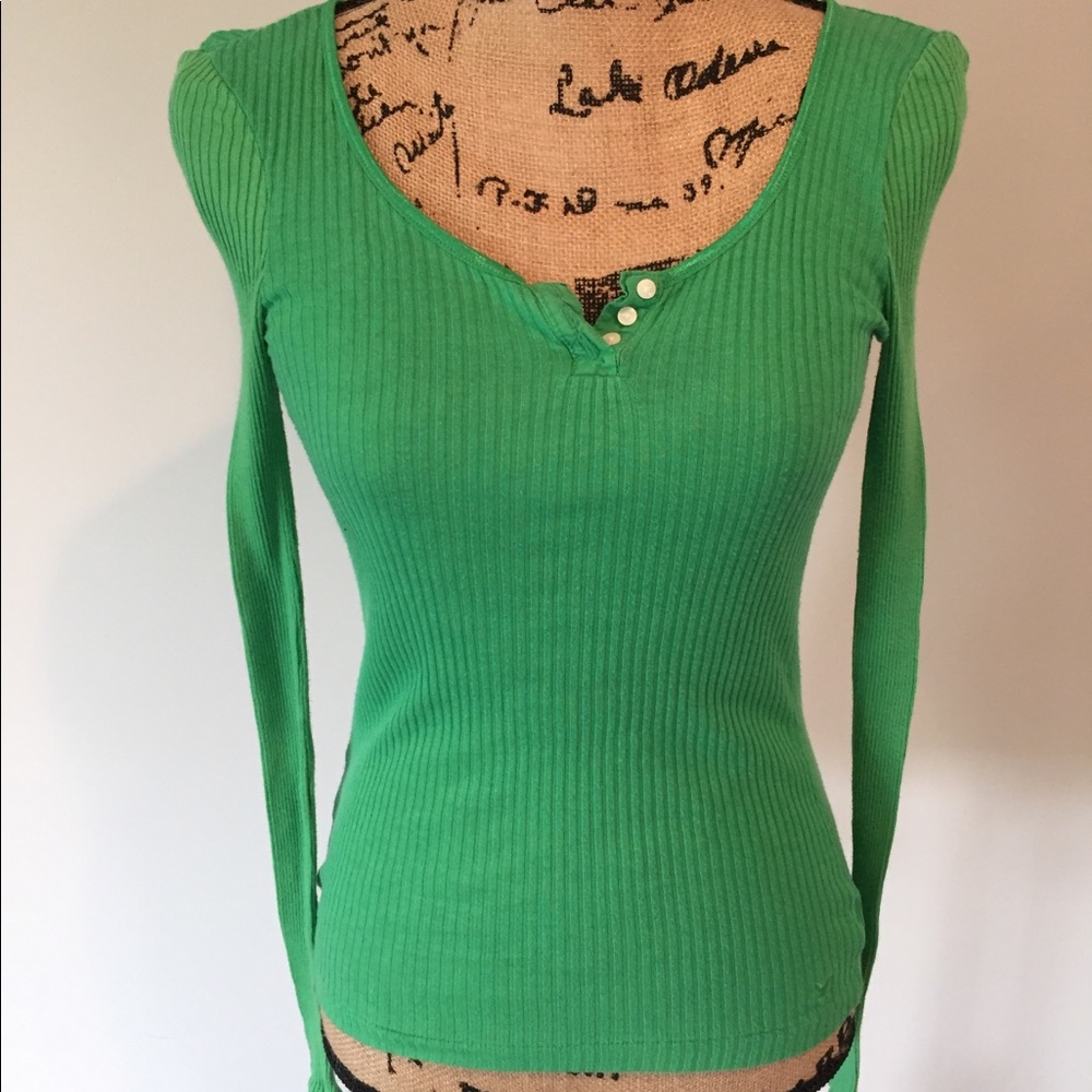 Green American Eagle shirt
